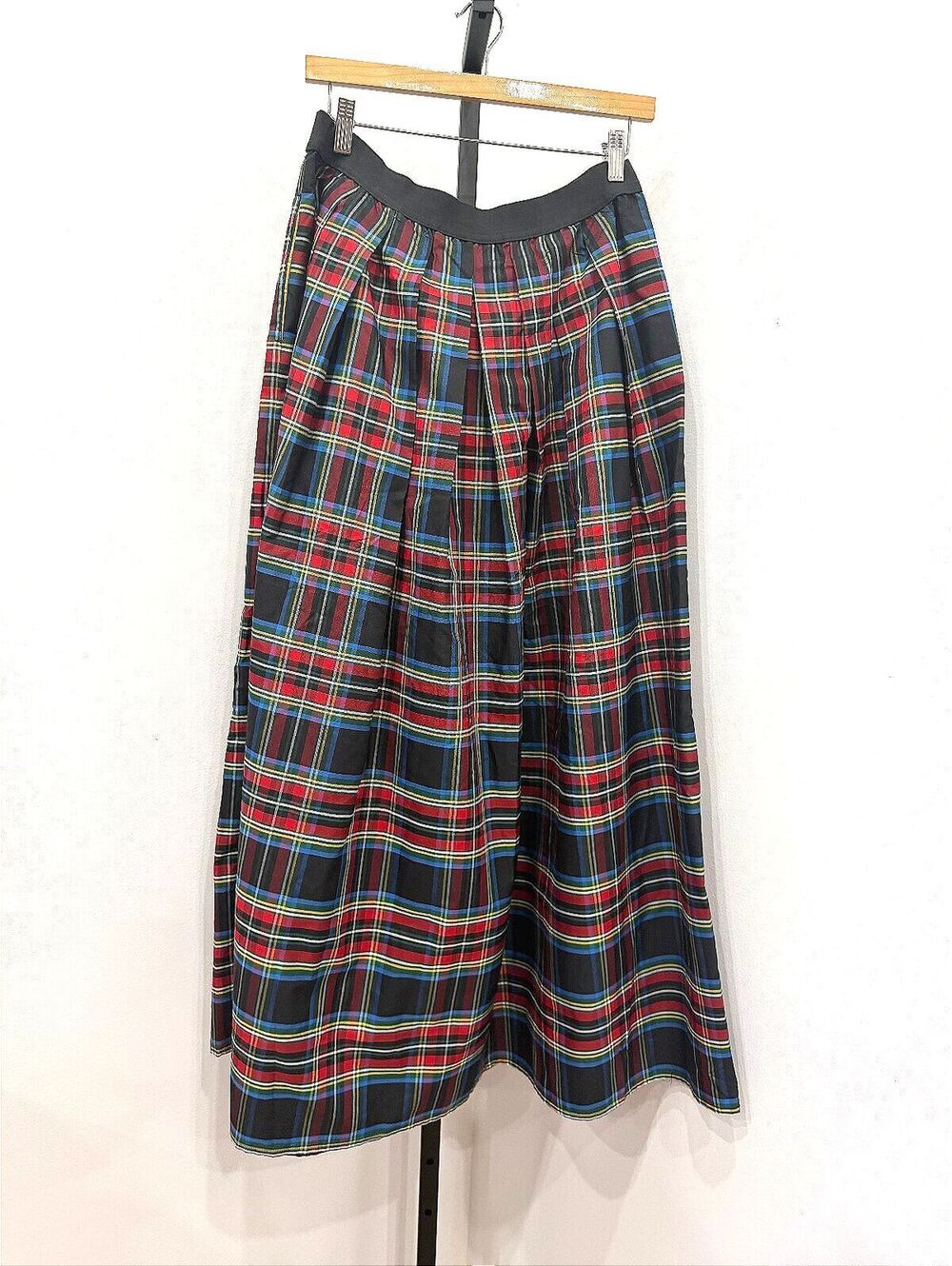 Joan Rivers Red Carpet Plaid Maxi Skirt Size S